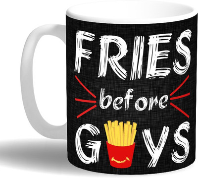 PRINT OPERA Fries Ceramic Mug(330 ml), Multicolor
