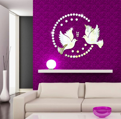 Naveed Arts Acrylic Sticker Sticker(Pack of 1, Silver