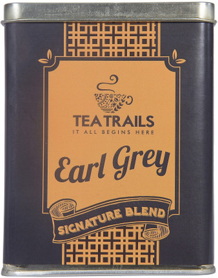 Tea Trails Earl Grey TIN Orange Black Tea Tin(50 g)