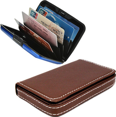 Stealodeal Brown Light Weighted Leather With Blue Aluminium 20 Card Holder(Set of 2, Brown, Blue)
Stealodeal Brown Light Weighted Leather With Blue Aluminium 20 Card Holder(Set of 2, Brown, Blue)