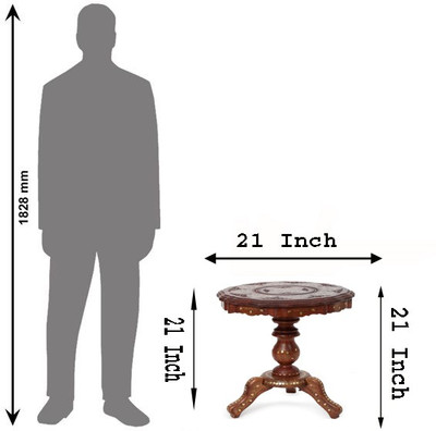 Craftspoint Solid Wood Coffee Table(Finish Color - Matte)