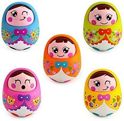 Mayatra's Huile Toys Push and Shake Wobbling Roly Poly Tumbler Doll With Soft and Sweet Bell Sounds, Multi Color (2 Pcs)(Multicolor)
Mayatra's Huile Toys Push and Shake Wobbling Roly Poly Tumbler Doll With Soft and Sweet Bell Sounds, Multi Color (2 Pcs)(Multicolor)