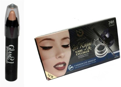 7 Heaven's Photo Genic 2 In 1 Waterproof Gel Kajal And Cake Eyeliner 24 Hours(Set of 1)
7 Heaven's Photo Genic 2 In 1 Waterproof Gel Kajal And Cake Eyeliner 24 Hours(Set of 1)