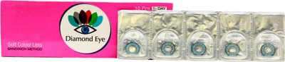 Diamond Eye DE005(5 Pcs. One day Sky blue color contact lens Daily Contact Lens(0, Sky blue, Pack of 10)
Diamond Eye DE005(5 Pcs. One day Sky blue color contact lens Daily Contact Lens(0, Sky blue, Pack of 10)
