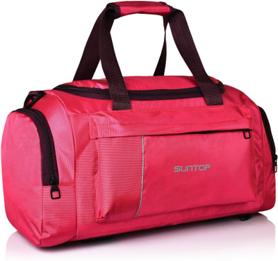 Suntop Alive Travel/Gym/Fitness Travel Duffel Bag(Pink, Purple)