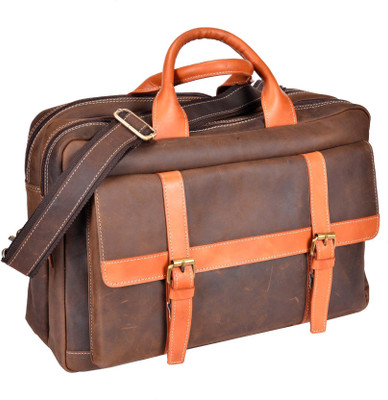 Bull Kraft Messenger Bag(Brown)