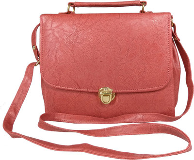 Chalissa Girls Casual Pink PU Sling Bag
