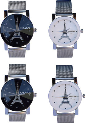 Creator Eiffel Tower Printed Dial White And Black Promotional Gift Watch - For Men & Women
Creator Eiffel Tower Printed Dial White And Black Promotional Gift Watch - For Men & Women