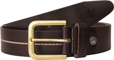 Hornbull Men Casual, Formal Brown Genuine Leather Belt