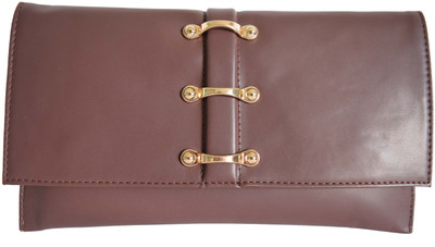 Mahadev Exports Party Brown Clutch