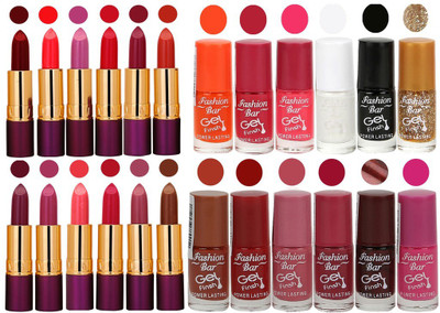 Rythmx 12 Lipstick With 12 Nail Polish Special Gift Pack Combo (24 Pcs Set)(Set of 24)
Rythmx 12 Lipstick With 12 Nail Polish Special Gift Pack Combo (24 Pcs Set)(Set of 24)