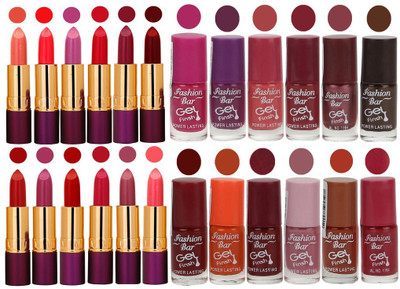 Rythmx 12 Lipstick With 12 Nail Polish Special Gift Pack Combo (24 Pcs Set)(Set of 24)
Rythmx 12 Lipstick With 12 Nail Polish Special Gift Pack Combo (24 Pcs Set)(Set of 24)