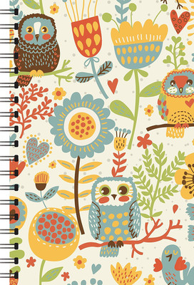 Paper Plane Design A4 Notebook(Paper Plane Design, Multicolor)