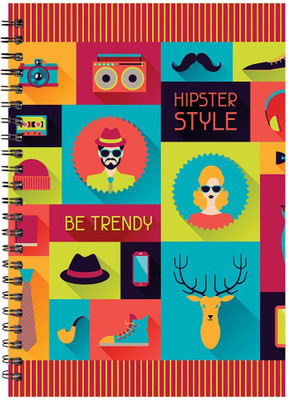 FOA A4 Notebook(FOA, Multicolor)