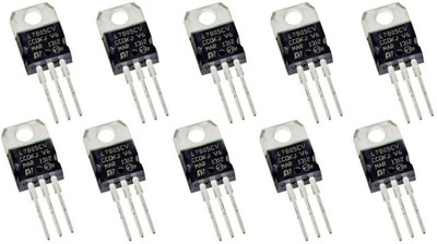 KTC CONS Set of 10 Pcs, L7805, 5 volt 1.5Amp To-220 Positive Voltage Regulator(Pack of 10)(Multicolor)
KTC CONS Set of 10 Pcs, L7805, 5 volt 1.5Amp To-220 Positive Voltage Regulator(Pack of 10)(Multicolor)
