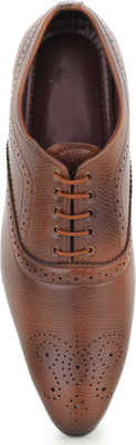 Shoez Hub SH726- Lace Up For Men(Brown