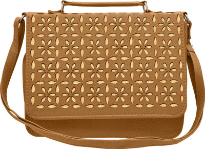 tap fashion Women Casual Tan PU Sling Bag