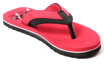 Sea Lion Flip Flops, Red::black