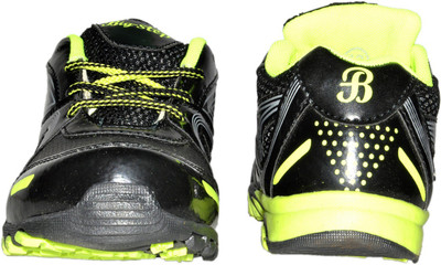 Bigstep Boys & Girls Lace Running Shoes(Black