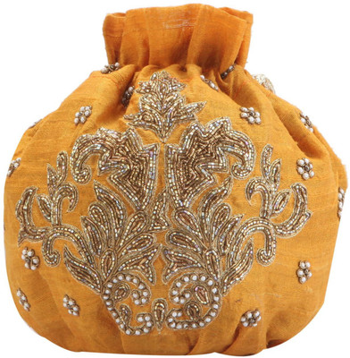 TARUSA Trendy Potli(Yellow)