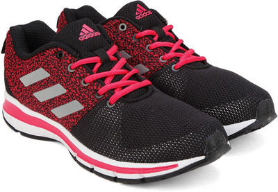ADIDAS YARIS 1.0 W Running Shoes For Women(Black, Pink, Cblack/silvmt/shored