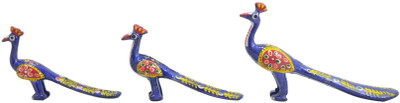 Crafts For You Peacock Set of 3 Multicolor Polyresin Decorative Showpiece - 23 cm(Polyresin, Multicolor)
Crafts For You Peacock Set of 3 Multicolor Polyresin Decorative Showpiece - 23 cm(Polyresin, Multicolor)