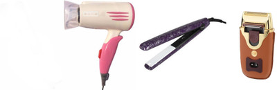 3P Kart 1400 W, RSCW-7700, TA-662 Personal Care Appliance Combo(Hair Straightener, Hair Dryer)
3P Kart 1400 W, RSCW-7700, TA-662 Personal Care Appliance Combo(Hair Straightener, Hair Dryer)