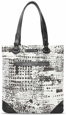 Bare Skin Hand-held Bag(White, Black), Black;white