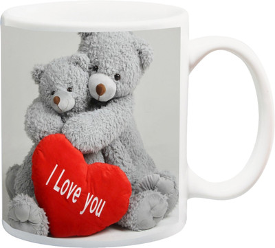 ME&YOU Gift for Husband/Wife/Girlfriend/Boyfriend/Lover;"Special Beautiful I Love You Taddy Bear Color red HD printed Ceramic Mug(325 ml, Pack of 325), Multicolor
ME&YOU Gift for Husband/Wife/Girlfriend/Boyfriend/Lover;"Special Beautiful I Love You Taddy Bear Color red HD printed Ceramic Mug(325 ml, Pack of 325), Multicolor