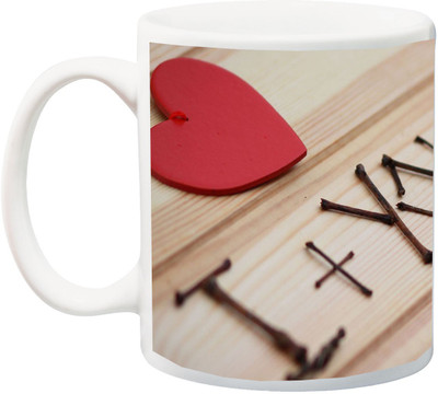 ME&YOU Gift for Husband/Wife/Girlfriend/Boyfriend/Lover;"I Love You Beautiful HD printed Ceramic Mug(325 ml), Multicolor
ME&YOU Gift for Husband/Wife/Girlfriend/Boyfriend/Lover;"I Love You Beautiful HD printed Ceramic Mug(325 ml), Multicolor