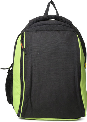 Campus Sutra 15.6 inch Laptop Backpack(Black), Black;light green