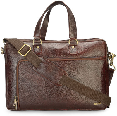 Teakwood 15 inch Laptop Messenger Bag(Brown)