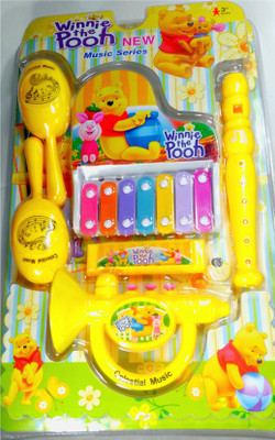 HALO NATION Baby Music Maker 6 pcs Set With - Xylophone, Flute, Rattle & Mouth Organ & much more Rattle(Yellow)
HALO NATION Baby Music Maker 6 pcs Set With - Xylophone, Flute, Rattle & Mouth Organ & much more Rattle(Yellow)
