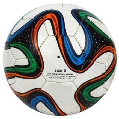 Sniper Brazuca FCB ( Material Used as per FIFA Recommendation) Football - Size: (Pack of 1, Multicolor, White
Sniper Brazuca FCB ( Material Used as per FIFA Recommendation) Football - Size: (Pack of 1, Multicolor, White