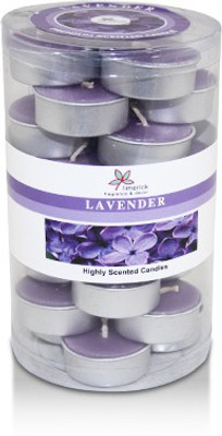 Limerick Home T-Light Set of 27 Candle(Purple, Pack of 27)