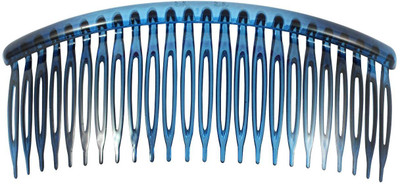 Sarah Fashionable 24 Theeth Hair Comb Slides for Women by SARAH Hair Clip(Blue)