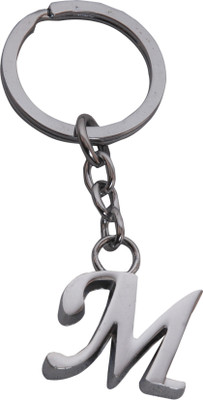 Oyedeal Letter M Key Chain(Silver)