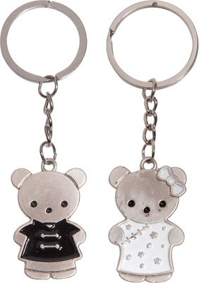 Dealfinity Panda Couple DKYCN583 Key Chain(Multicolor)