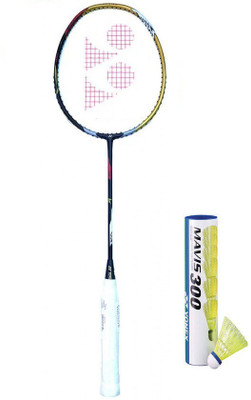 Yonex Voltric LD 200 Premium Gold & Yonex Mavis 300 Badminton Kit