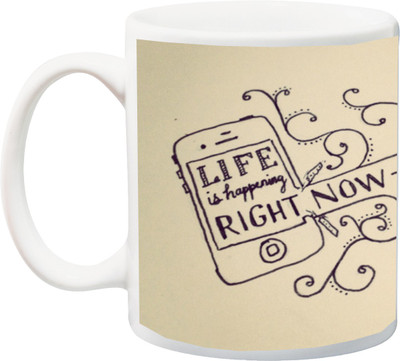 ME&YOU Gift for Husband/Wife/Girlfriend/Boyfriend/Lover;"Love is happening Right now HD printed Ceramic Mug(325 ml), Multicolor
ME&YOU Gift for Husband/Wife/Girlfriend/Boyfriend/Lover;"Love is happening Right now HD printed Ceramic Mug(325 ml), Multicolor