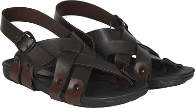 Kraasa Men Brown Sandals