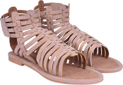 Jade Women Beige Flats
