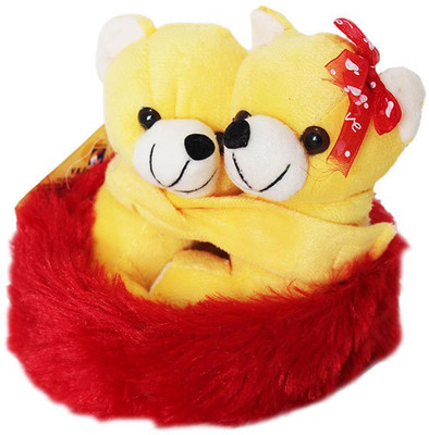 Primo Hug Me Teddies - 14 cm(Multicolor)