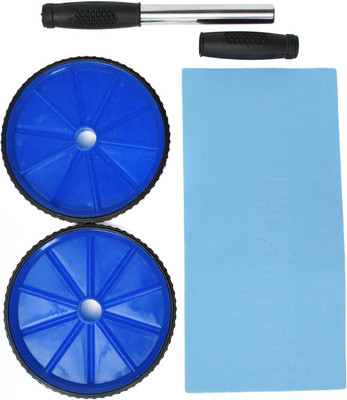 VibeX ™ Wheel Abdominal Core Exerciser Strength Trainer Kit Ab Exerciser(Blue, Black), Black;blue
VibeX ™ Wheel Abdominal Core Exerciser Strength Trainer Kit Ab Exerciser(Blue, Black), Black;blue