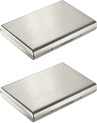 Billiondeal High Quality | Combo of 2 | Steel Plain Metal Waterproof ATM And 2 Steel ATM Card Holder 6 Card Holder(Set of 2, Silver)
Billiondeal High Quality | Combo of 2 | Steel Plain Metal Waterproof ATM And 2 Steel ATM Card Holder 6 Card Holder(Set of 2, Silver)