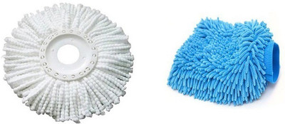 bajrang Combo of Mop Refill(01 pc.) and Wet and Dry Microfiber Glove (01 pc.) Home Cleaning Set
bajrang Combo of Mop Refill(01 pc.) and Wet and Dry Microfiber Glove (01 pc.) Home Cleaning Set