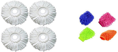 bajrang Combo of Mop Refill(04 pcs.) and Wet and Dry Microfiber Glove (04 pcs.) Mop, Glove
bajrang Combo of Mop Refill(04 pcs.) and Wet and Dry Microfiber Glove (04 pcs.) Mop, Glove