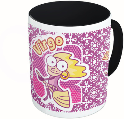 MiiCreations Printed Two Tone Black And White Zodiac Sign Virgo Ceramic Mug(325 ml), Multicolor
MiiCreations Printed Two Tone Black And White Zodiac Sign Virgo Ceramic Mug(325 ml), Multicolor