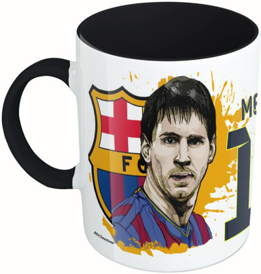 MiiCreations Printed Two Tone Black And White Messi Ceramic Mug(325 ml), Multicolor
MiiCreations Printed Two Tone Black And White Messi Ceramic Mug(325 ml), Multicolor
