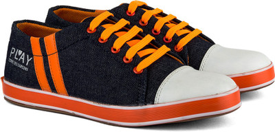 Darsh JX Casuals For Men(Black, Orange